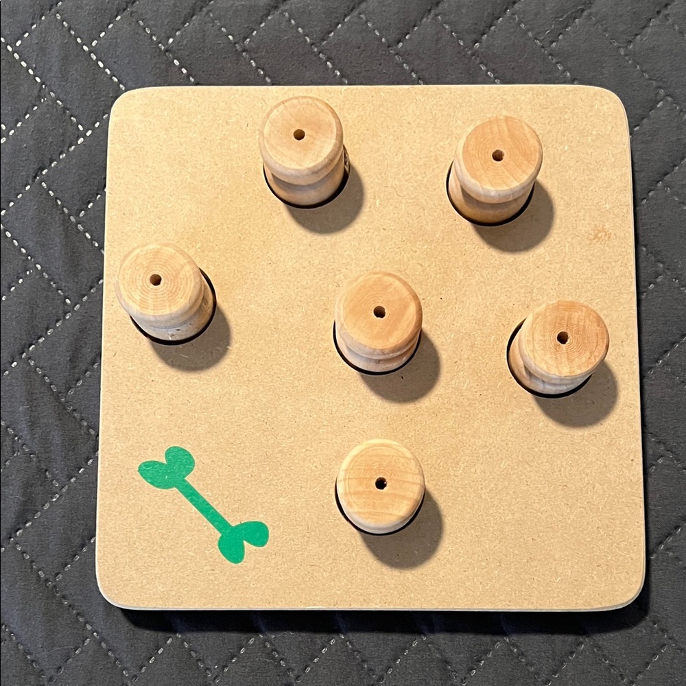 Wooden Enrichment Puzzle Board for Dogs